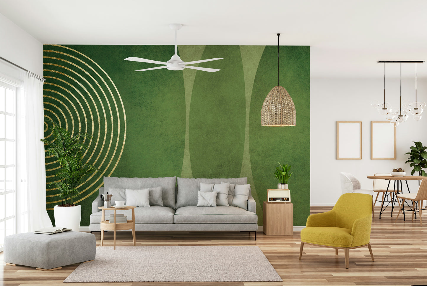 Mid -Century Modern Green
