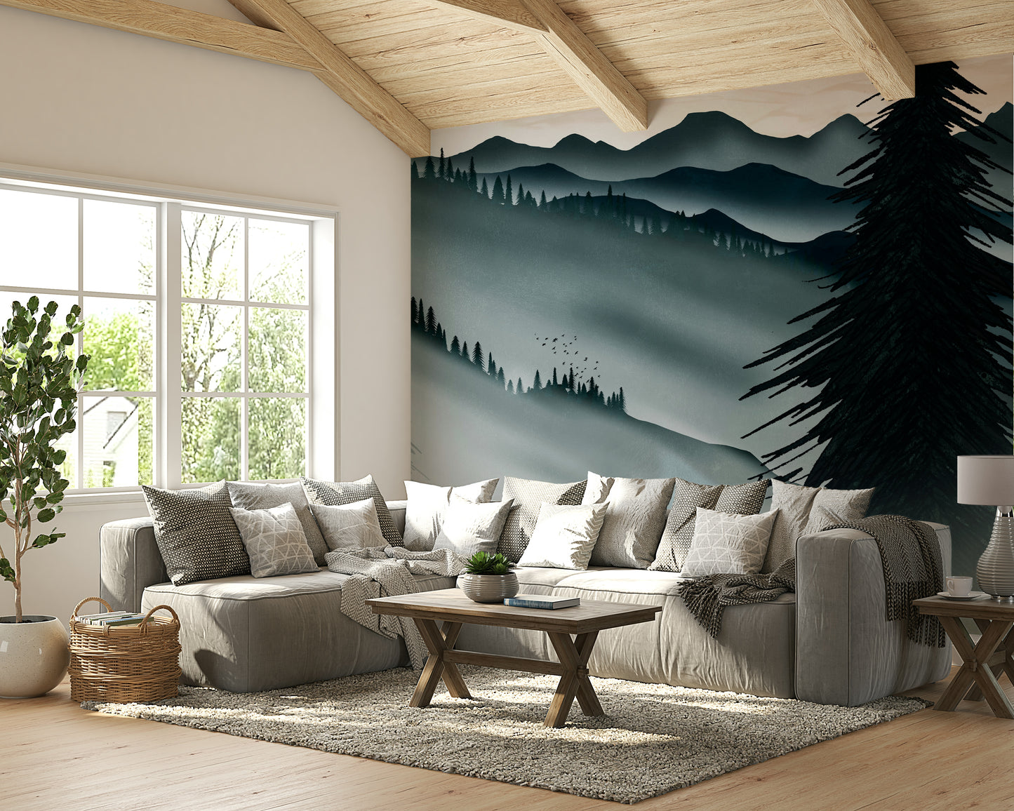 Northern Land Wallpaper – Nordic Forest Wallpaper