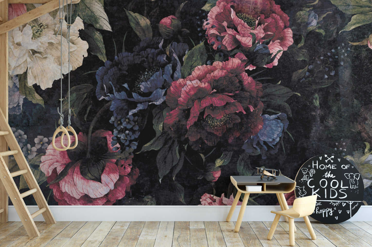 Enchanting Moonlit Meadow Wall Art