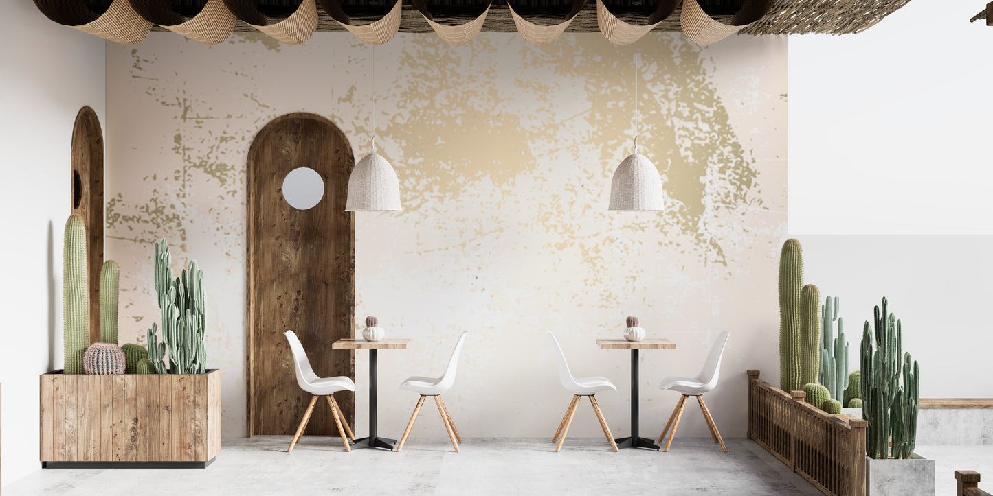 Gold marble wallpaper mural with intricate veining patterns.