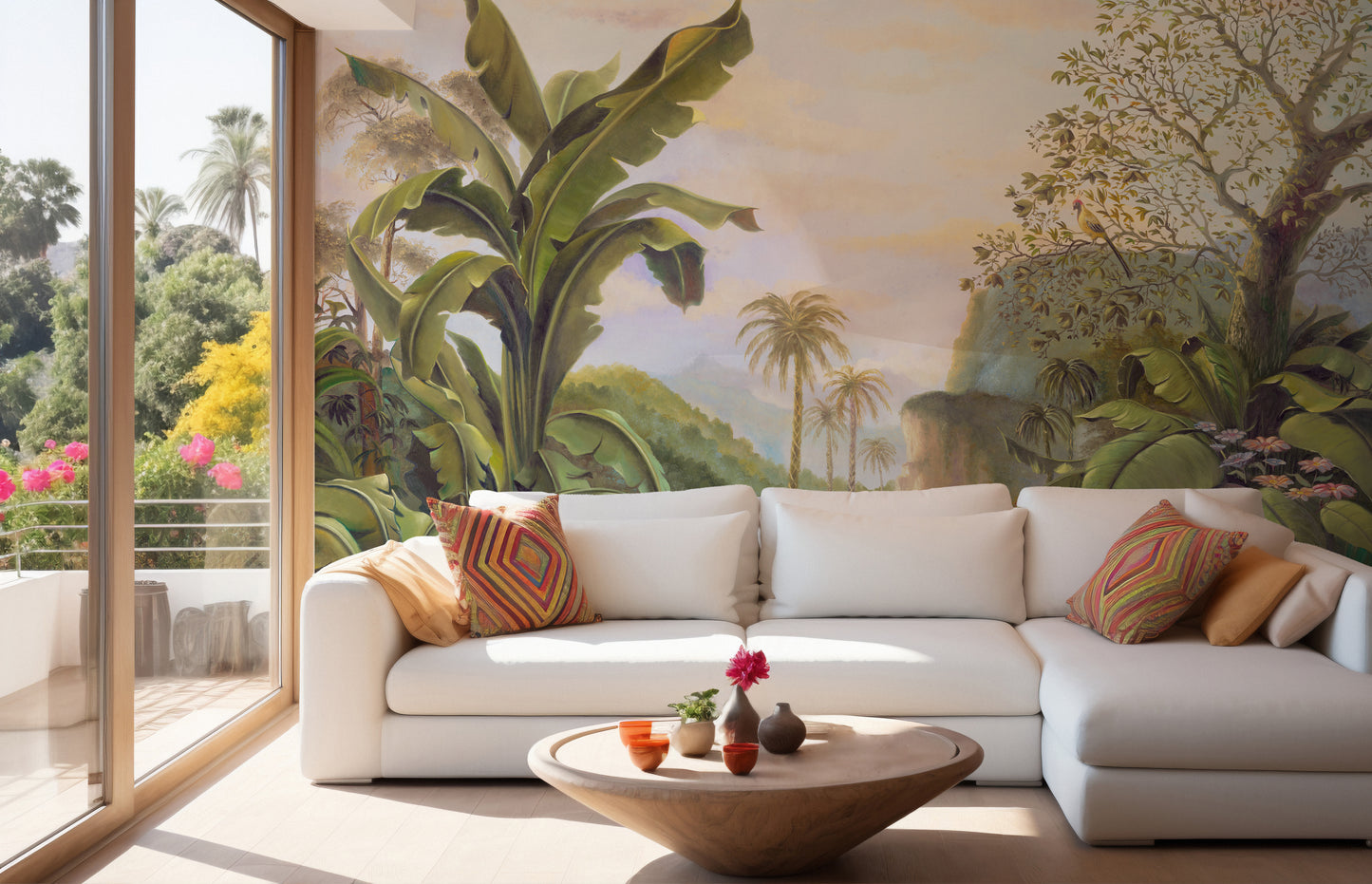 Adventure-ready rainforest wallpaper mural