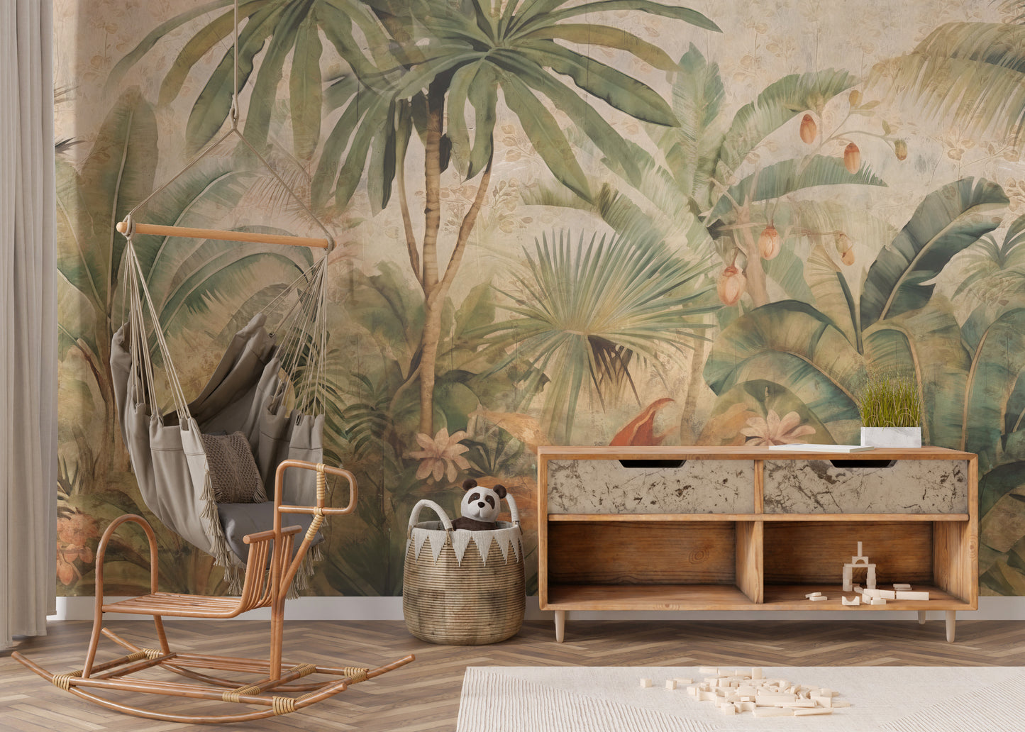 Coastal Breeze Windy Shore Wallpaper