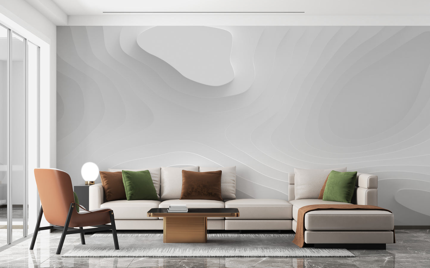 Textured paper design wallpaper for rooms