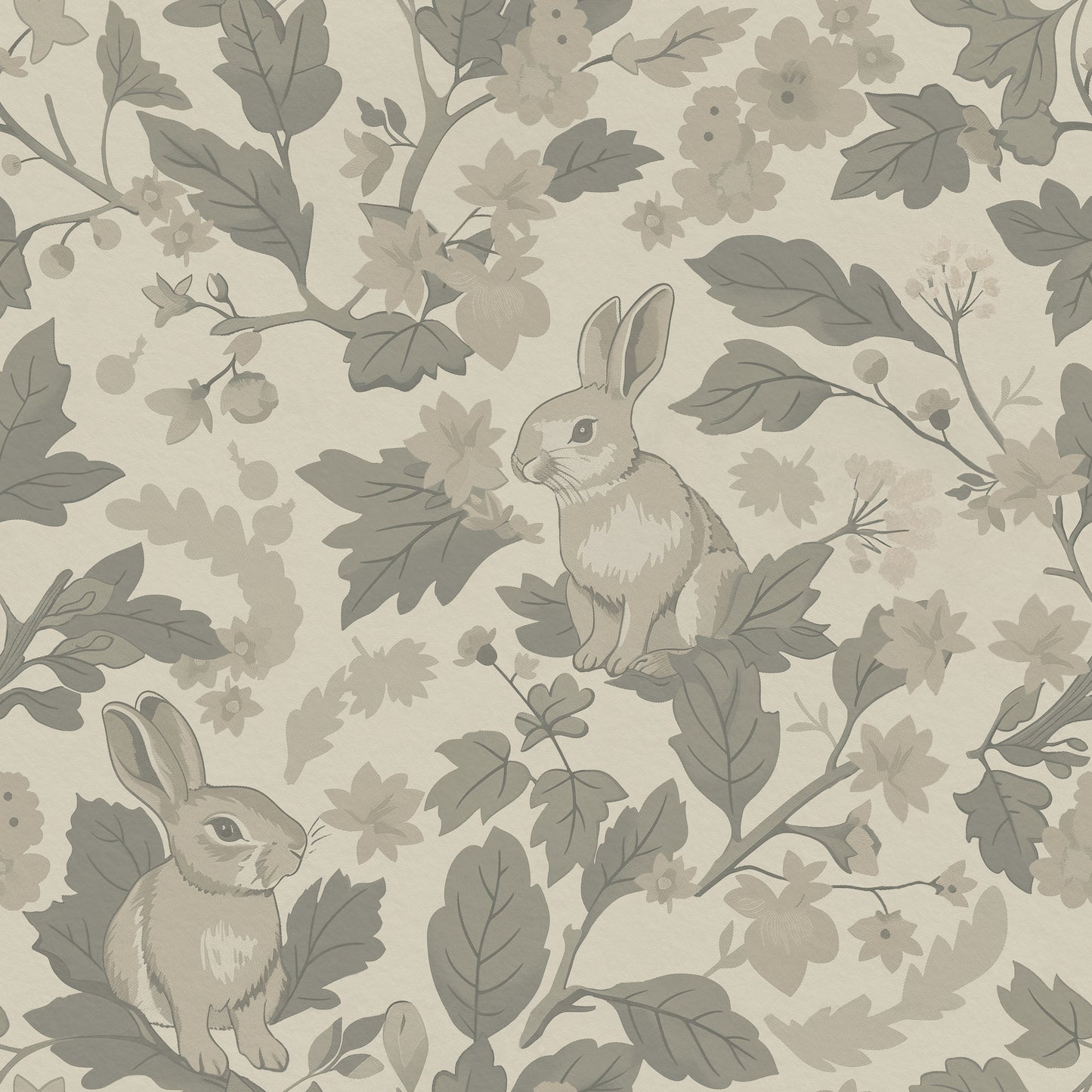 Woodland Garden - Natural Beige tapet