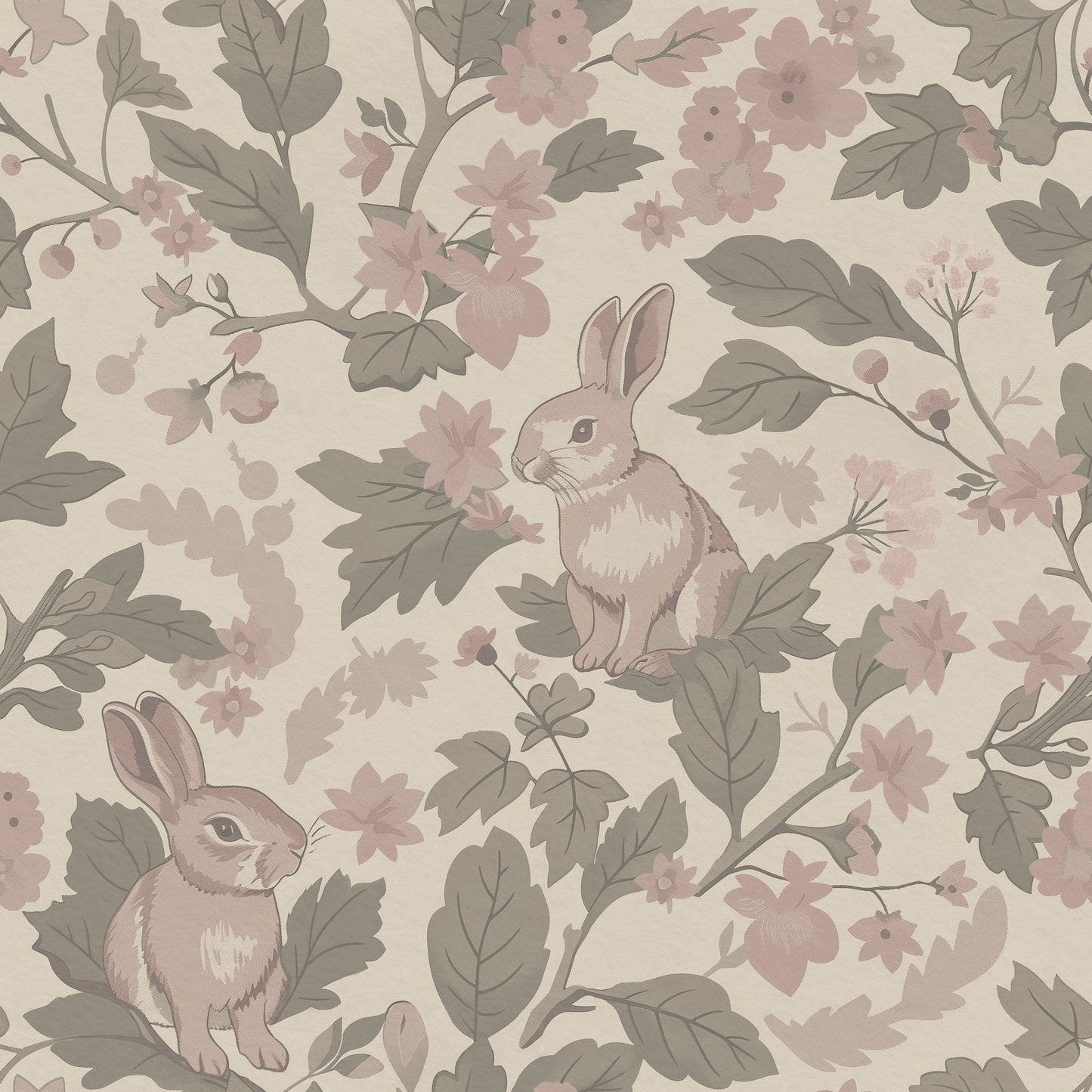 Woodland Garden - Vintage Blush tapet