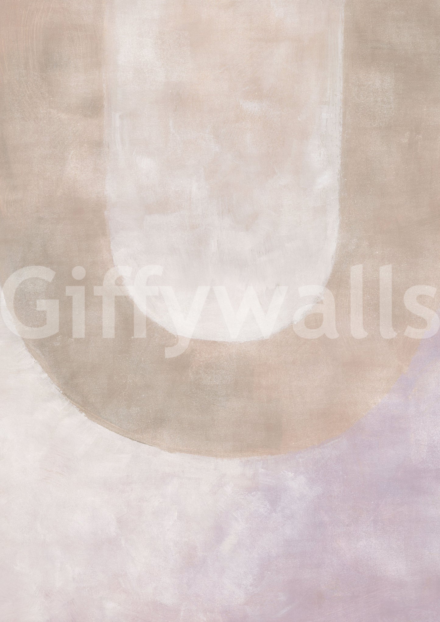 Contemporary neutral wall art print