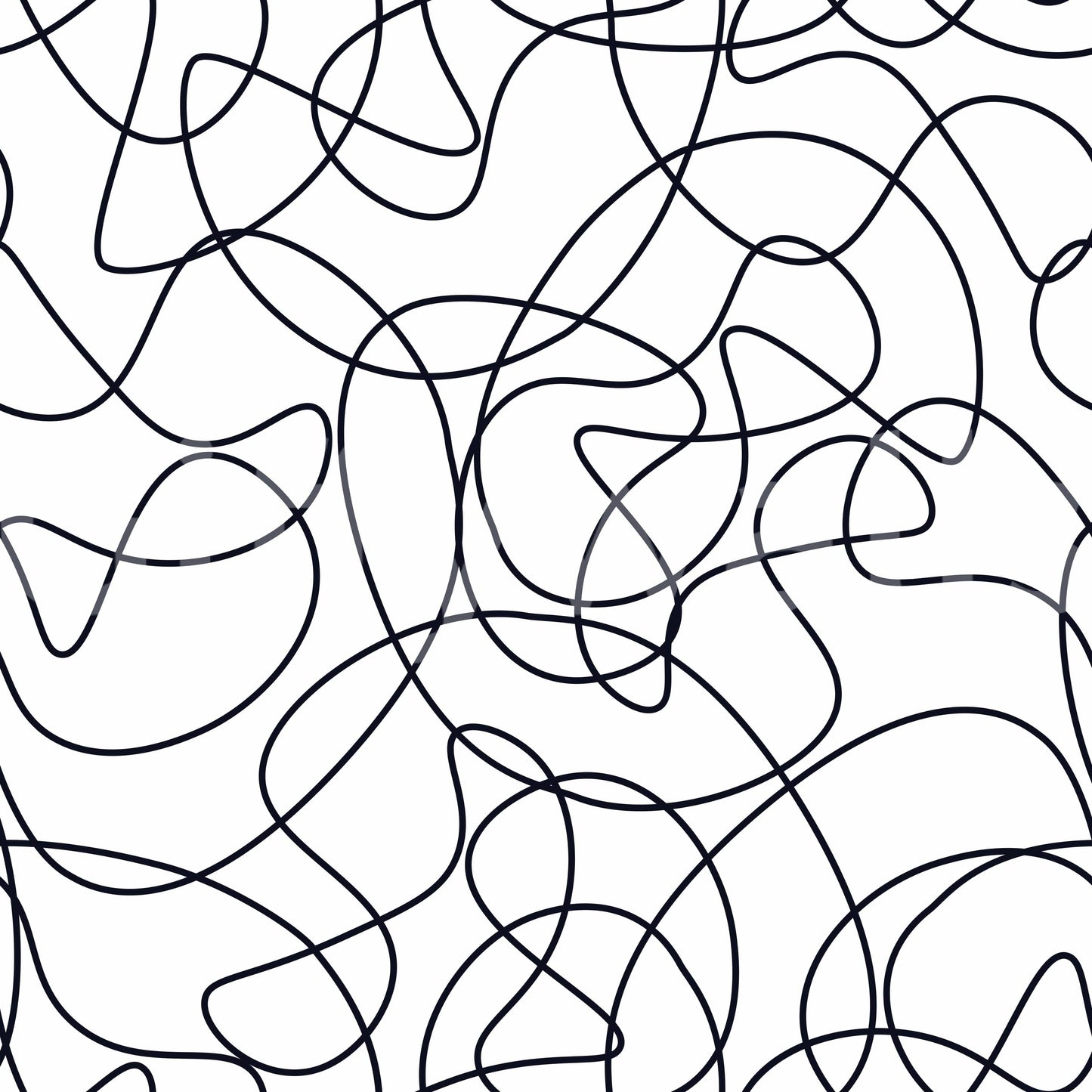 Abstract shapes wall decor