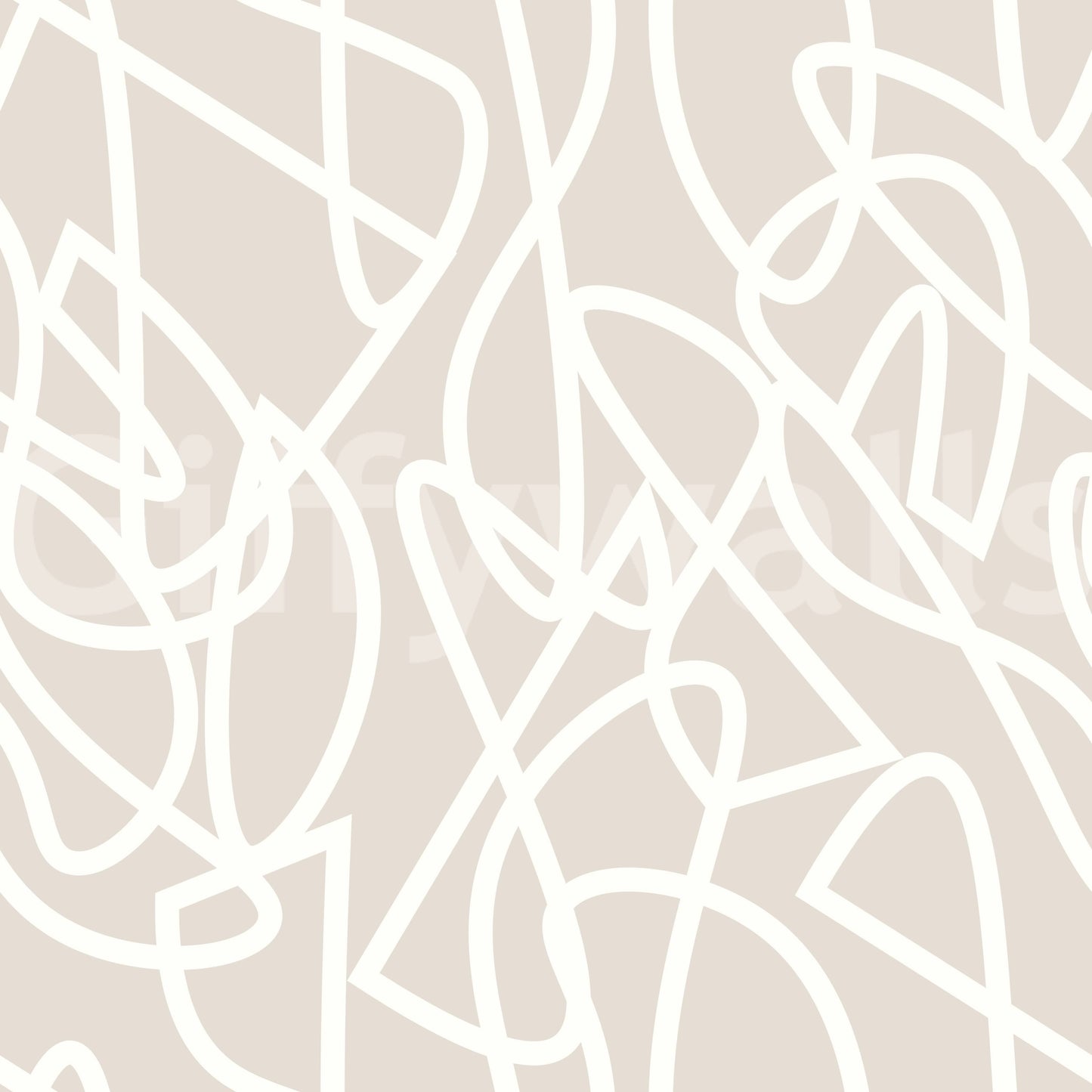 An interior shot with a modern figure pattern