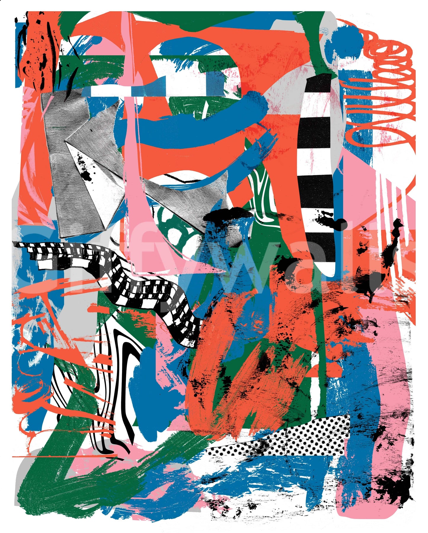 A high-quality minimalist wall mural for walls.