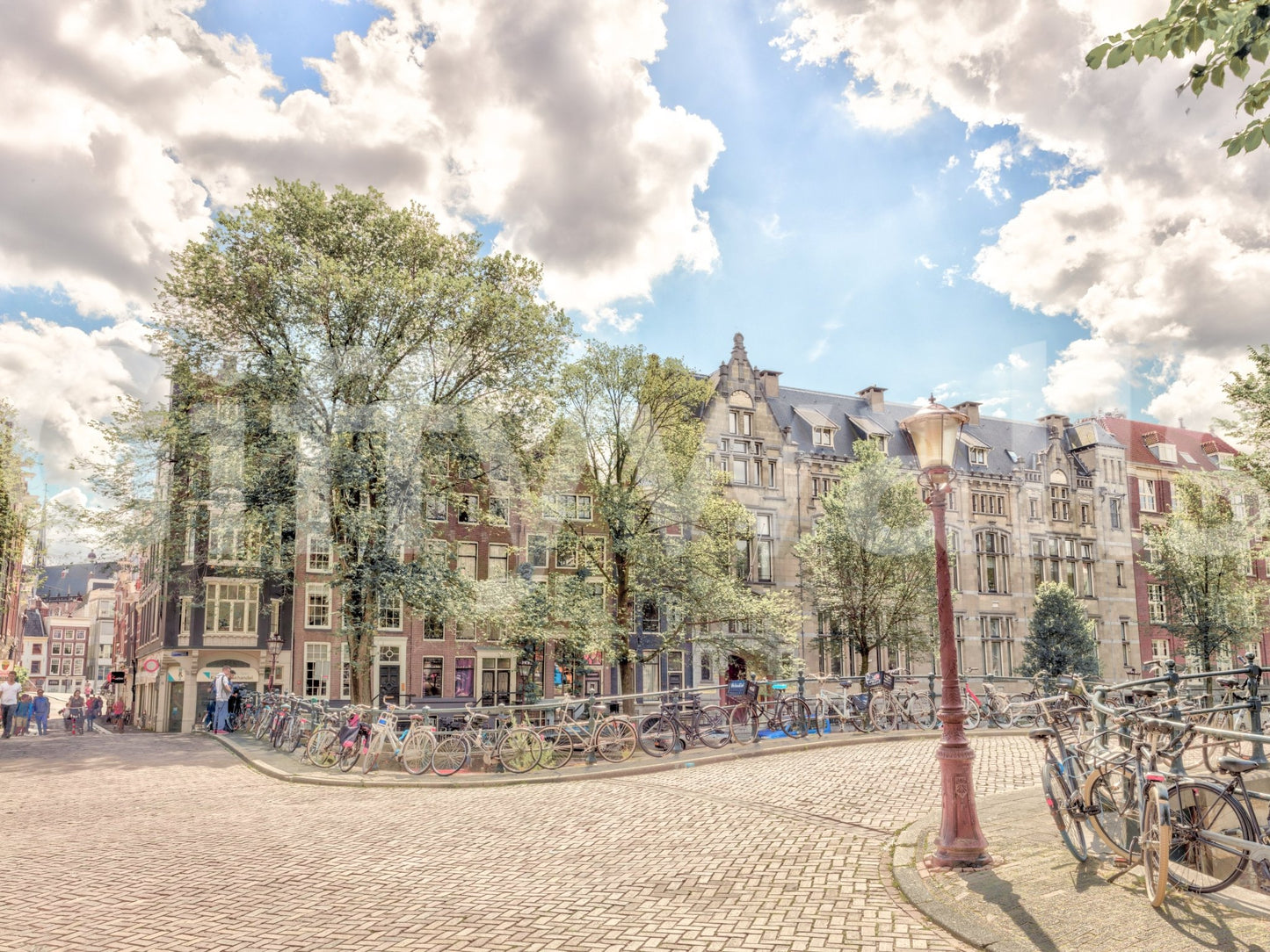 The feeling is one of lively, urban beauty.