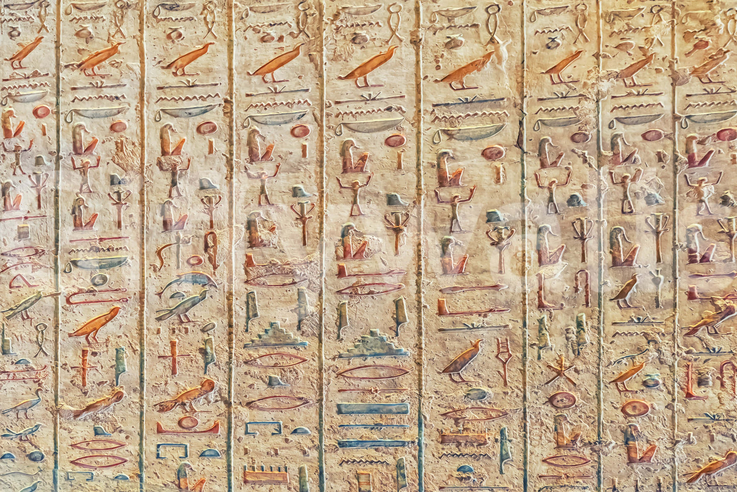 古代のグリフの壁画