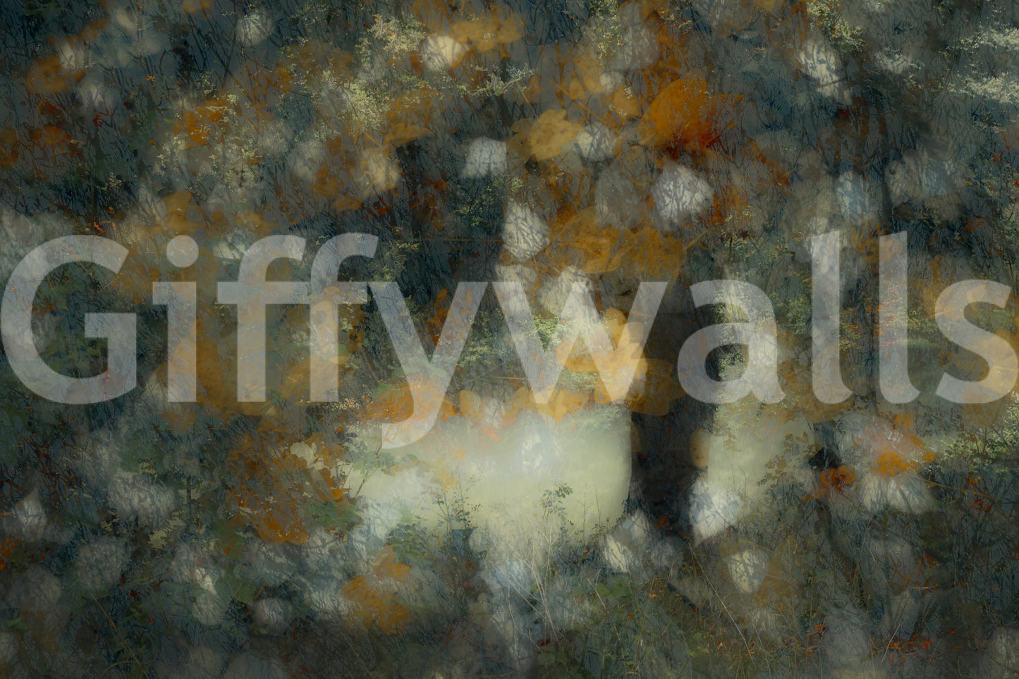 Ethereal Autumn Haze Wall Mural - 1785266