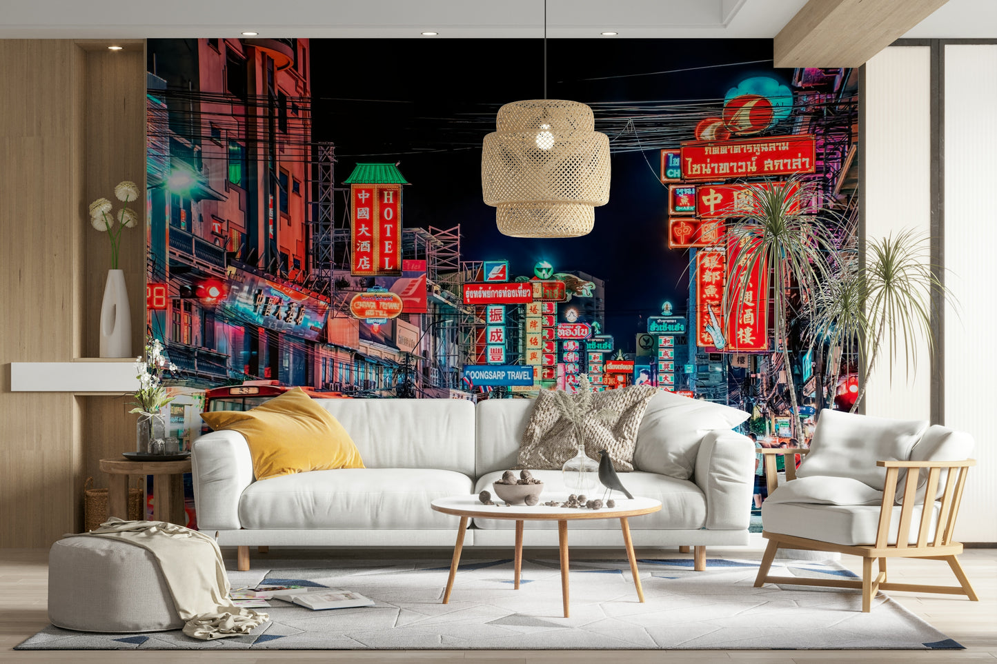 Electric energy of Bangkok after dark