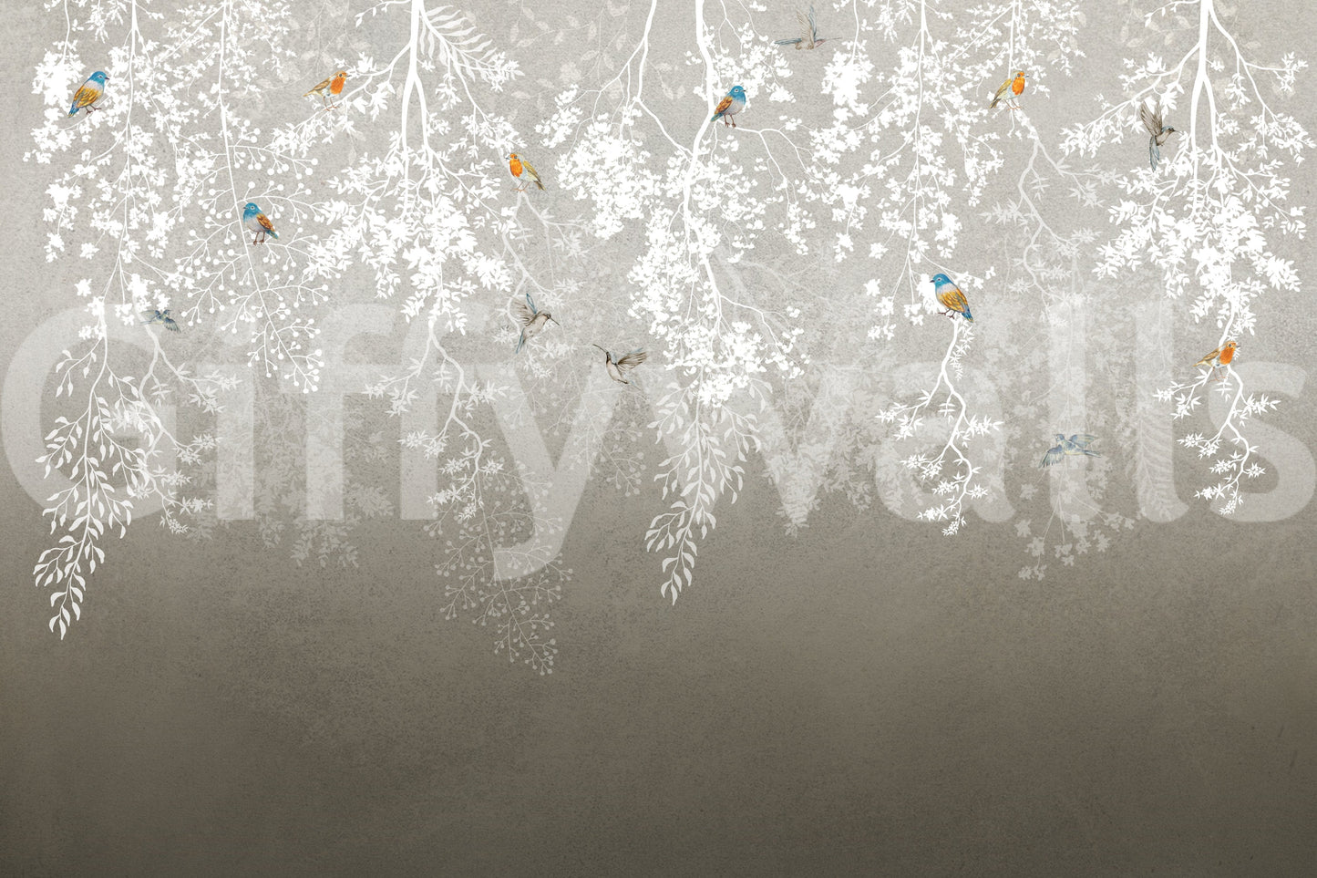 The style is painterly or a soft-focus illustration.