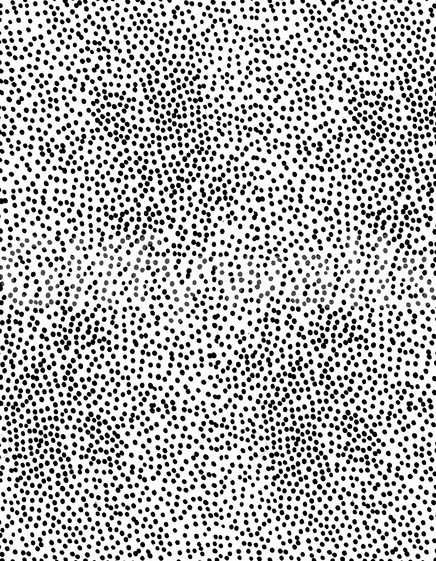 Abstract dot composition with varying sizes and colors, Dotted Delight mural