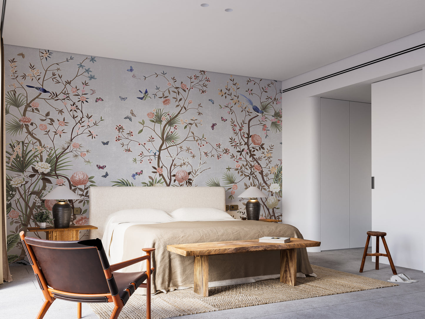 Artistic Colorful Floral Blossoms Wallpaper