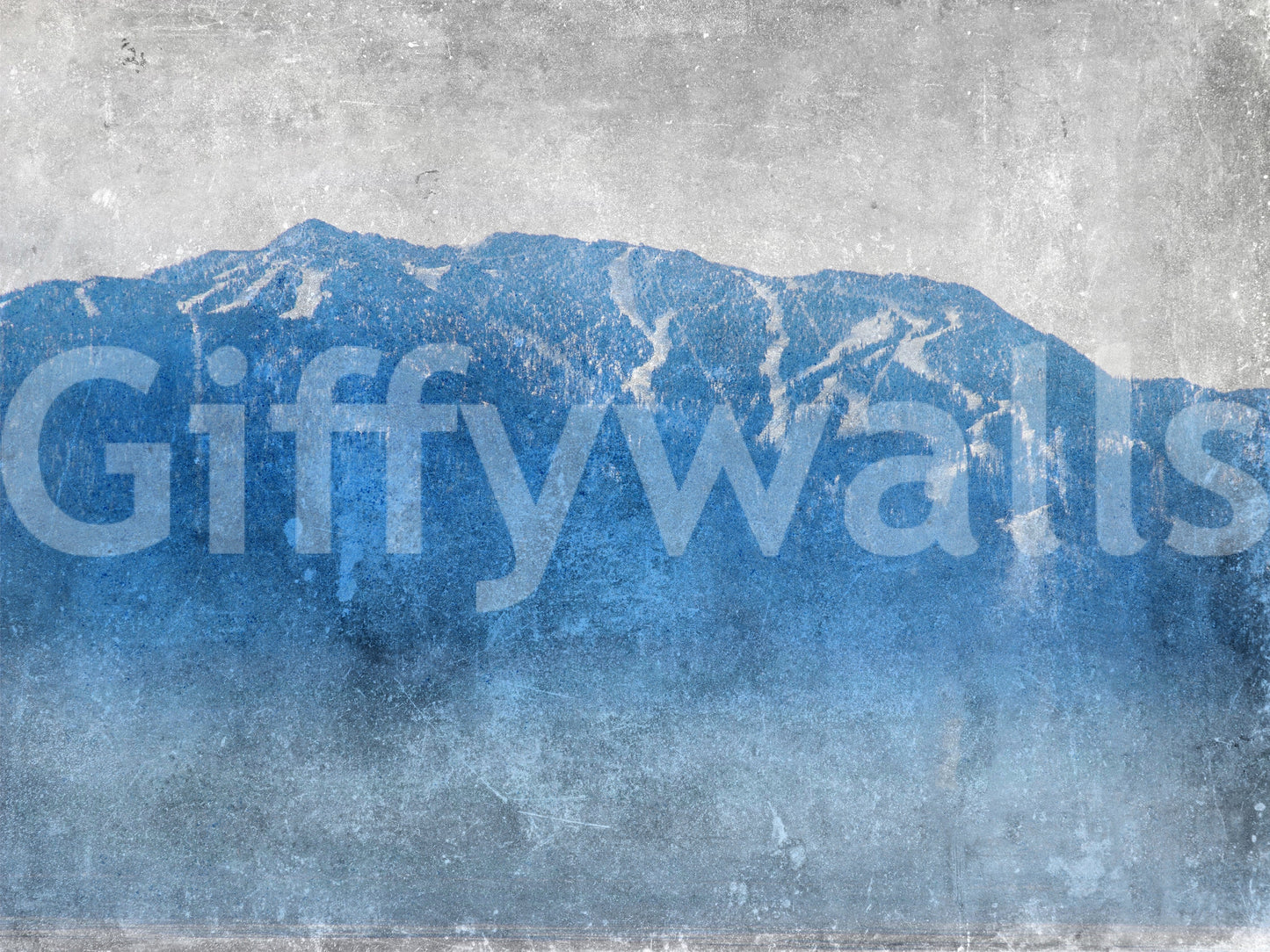 Blue Mountain Vista Wall Mural -2671431