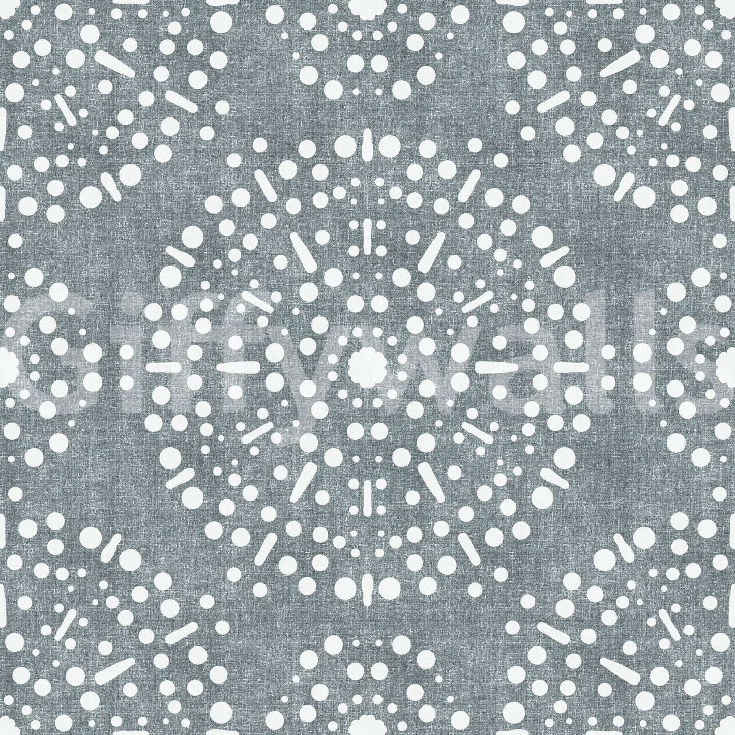 Boho Fireworks Grunge Calming Blue Wallpaper