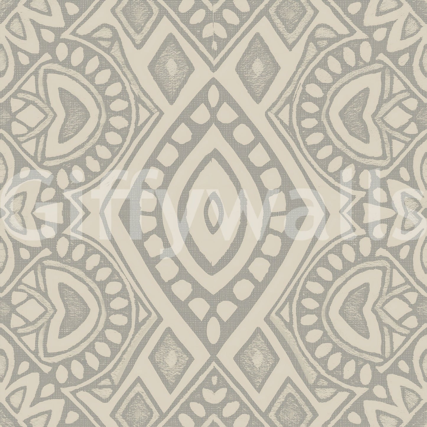 The wallpaper has a smooth, non-reflective matte finish.