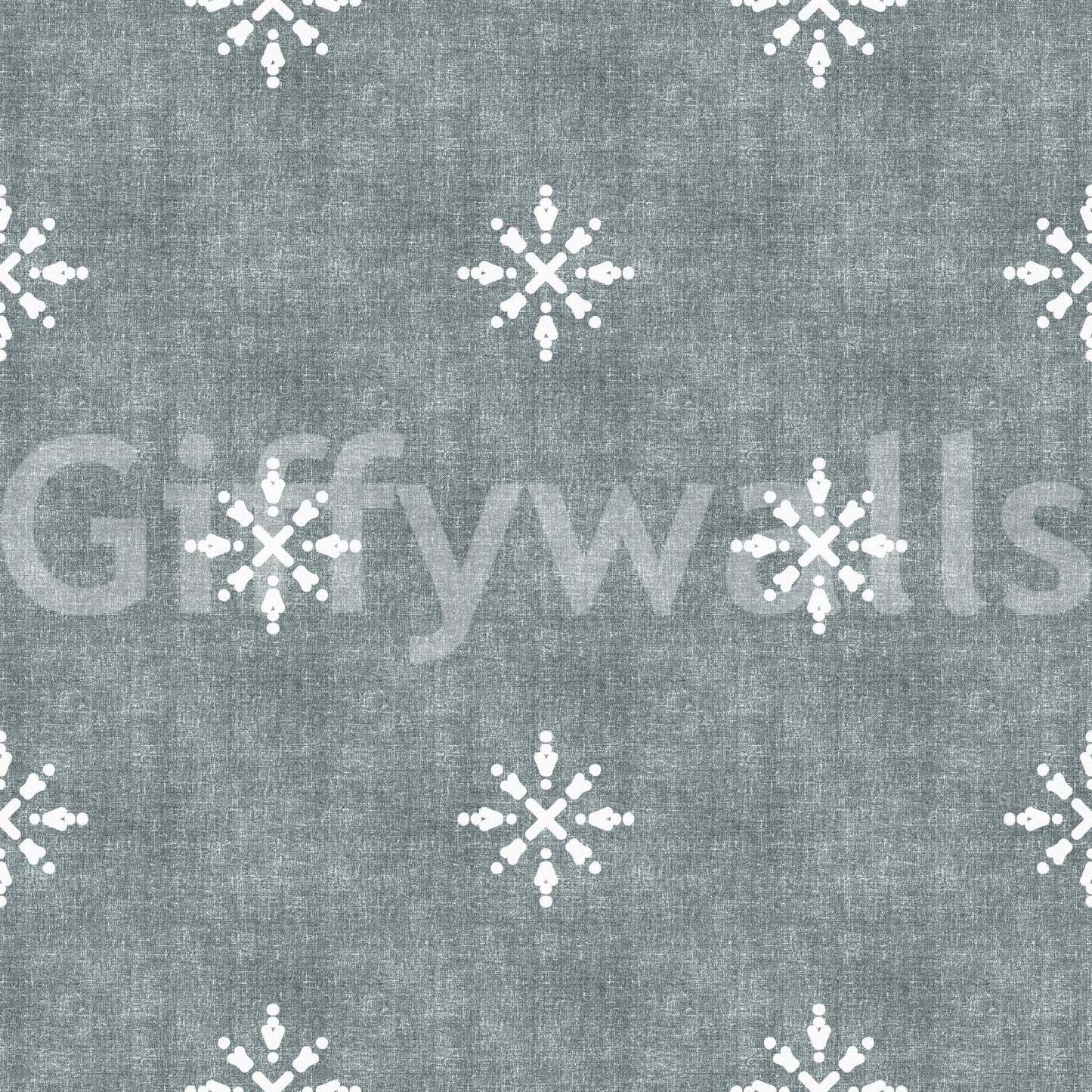 Boho Minimal Ornament Grunge Calming Blue Wallpaper