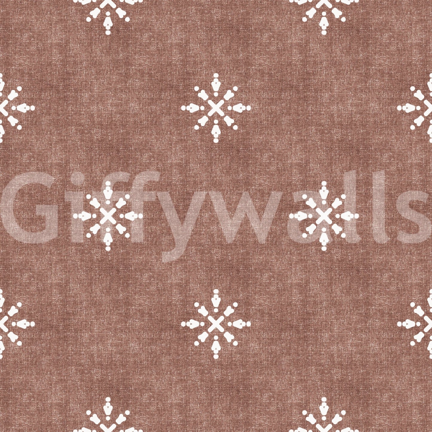 Boho Minimal Ornament Grunge Terracotta Red Wallpaper