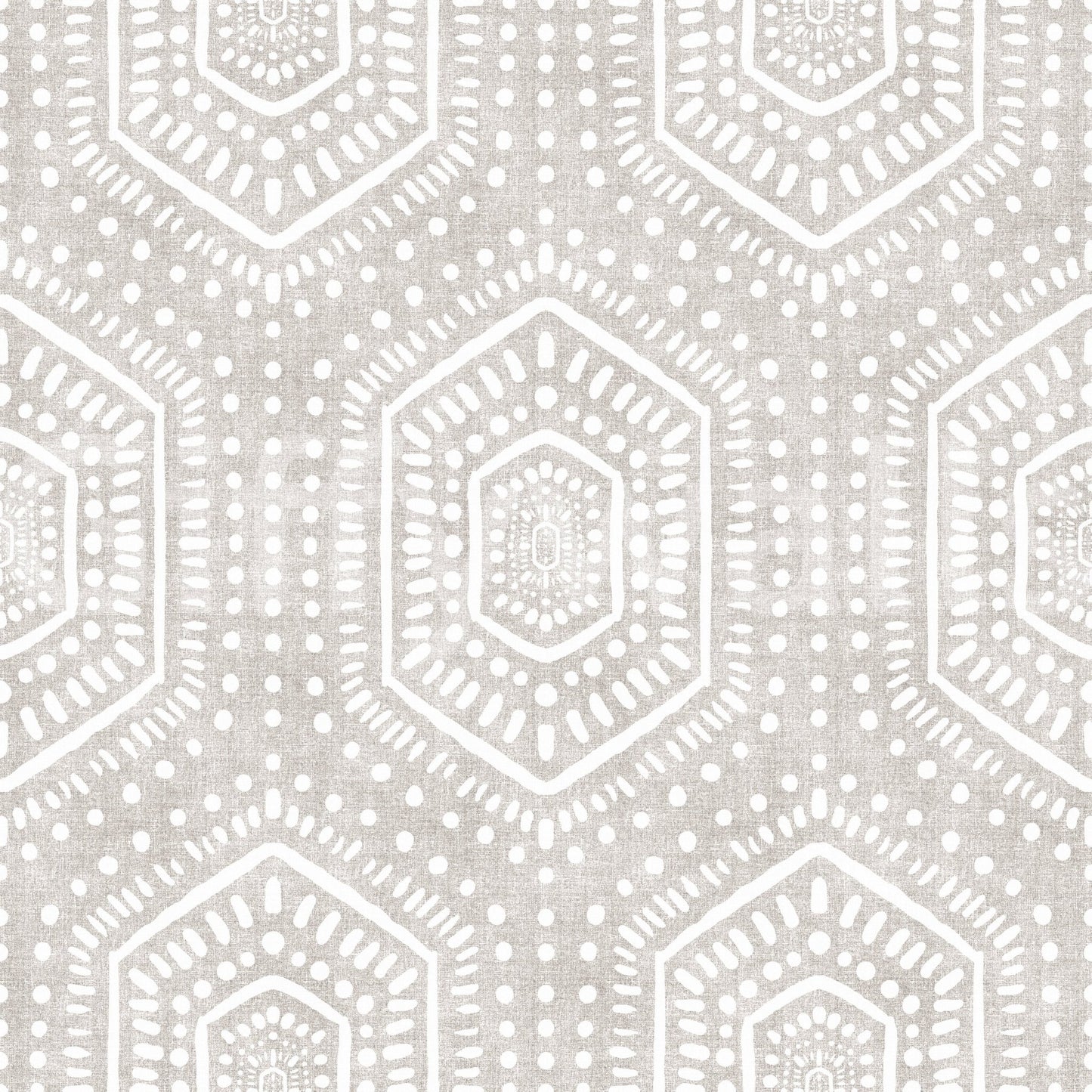 Boho Painted Grunge Neutral Wallpaper