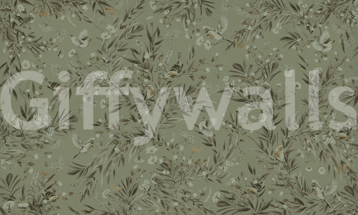 Botanica Avairy : Nature Inspired Wall Mural