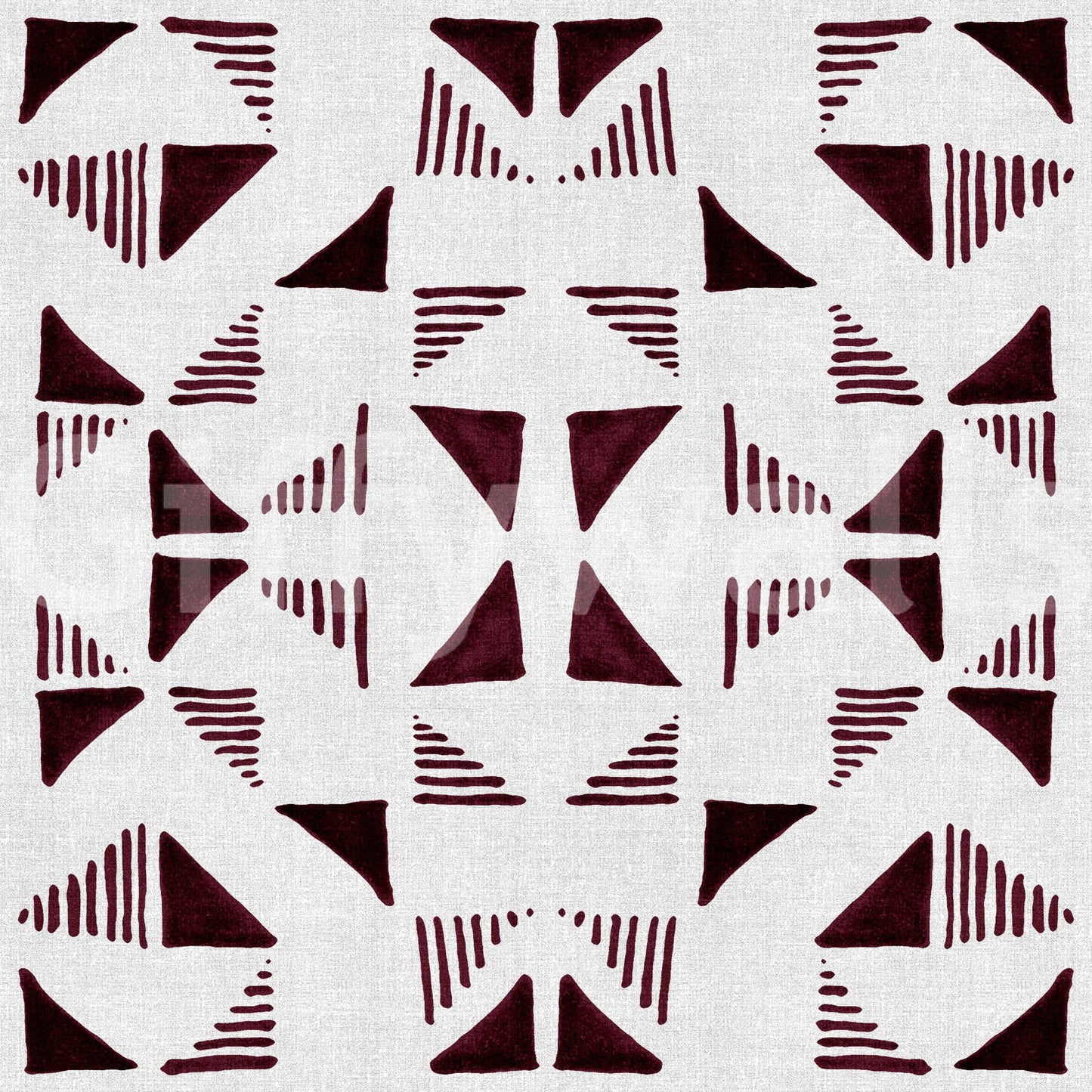 Triangles Composition Burgundy Wallpaper