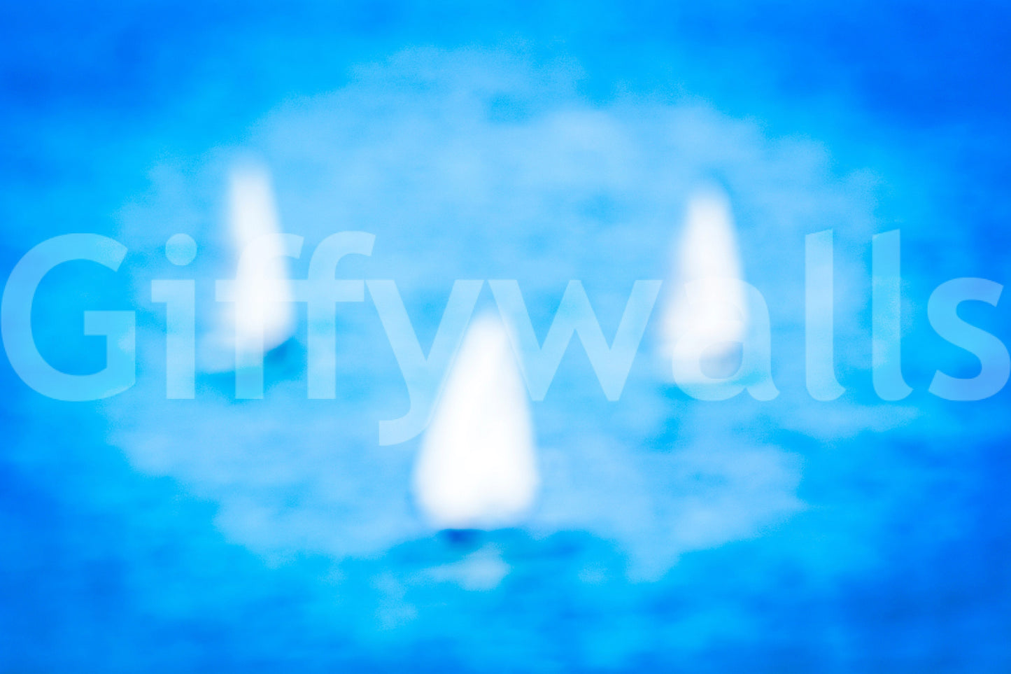 A high-quality serene ocean wall mural for walls.