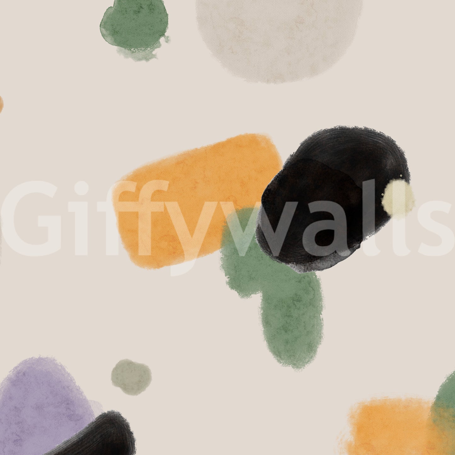 アサリのトーンコンポジションウォール壁画