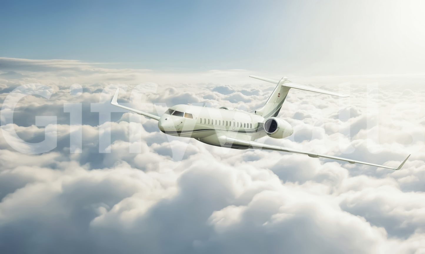 Vægmaleri med skykrydsere