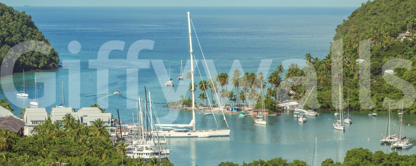 Calm beach mural wallpaper