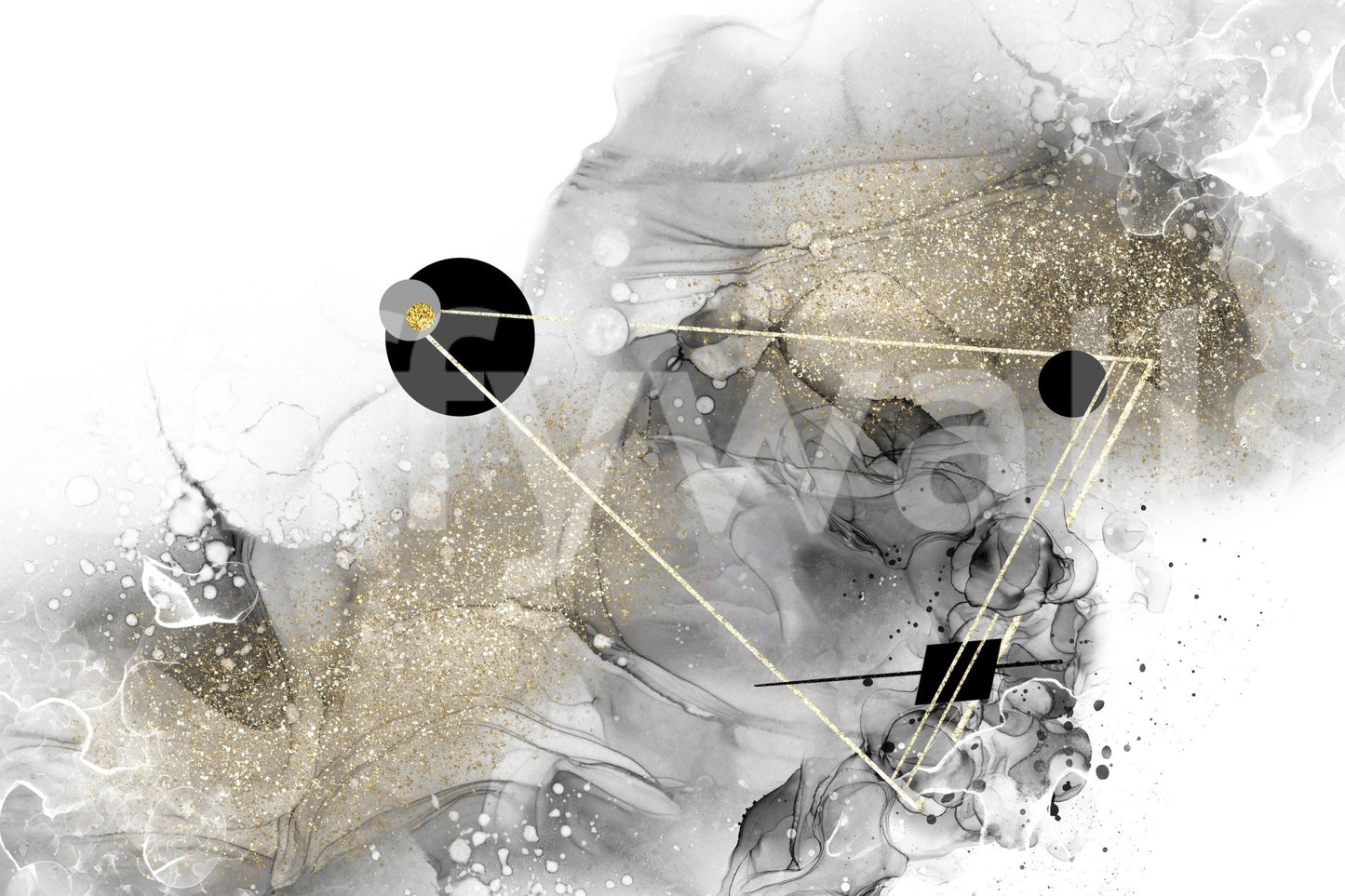 Cosmic Dust Wall Mural creating a celestial vibe