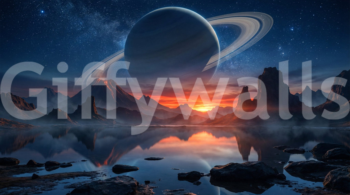 Cosmic Reflection Wall Mural