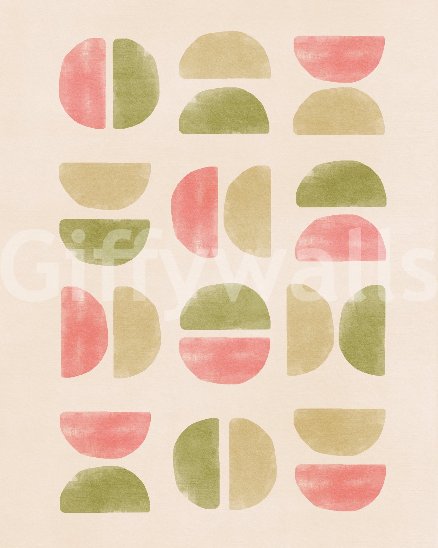 Structured arch wallpaper for walls