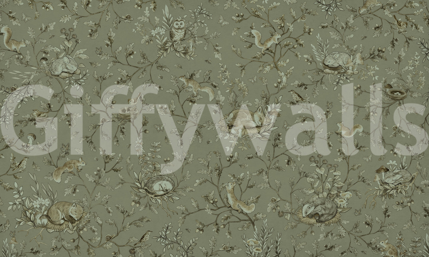 Earthy Haven Wall Mural