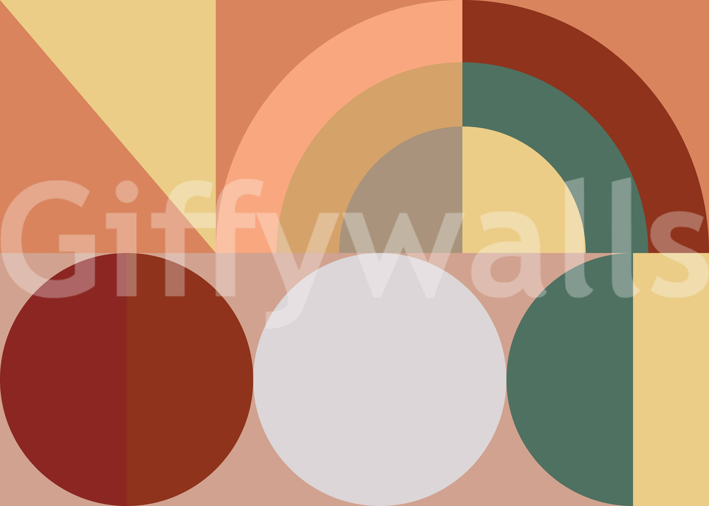 Earthy Colors -Autumn Decor Wall Mural