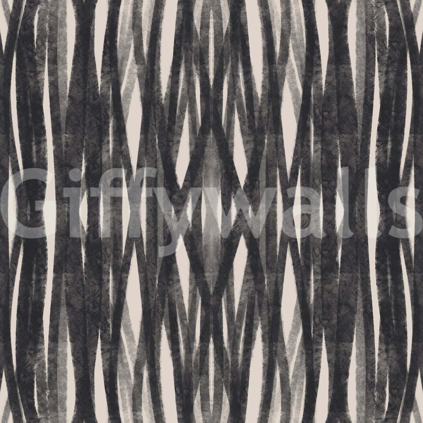 Elegant woven wallpaper in charcoal for home decor