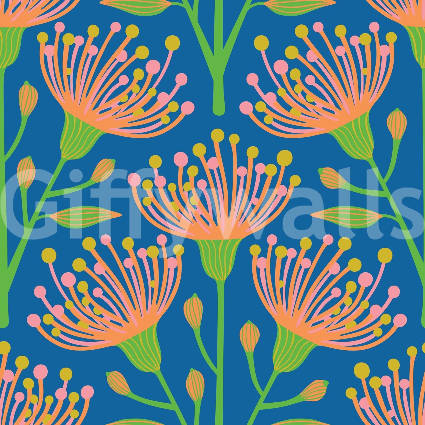 The design is non-realistic and interpretive.