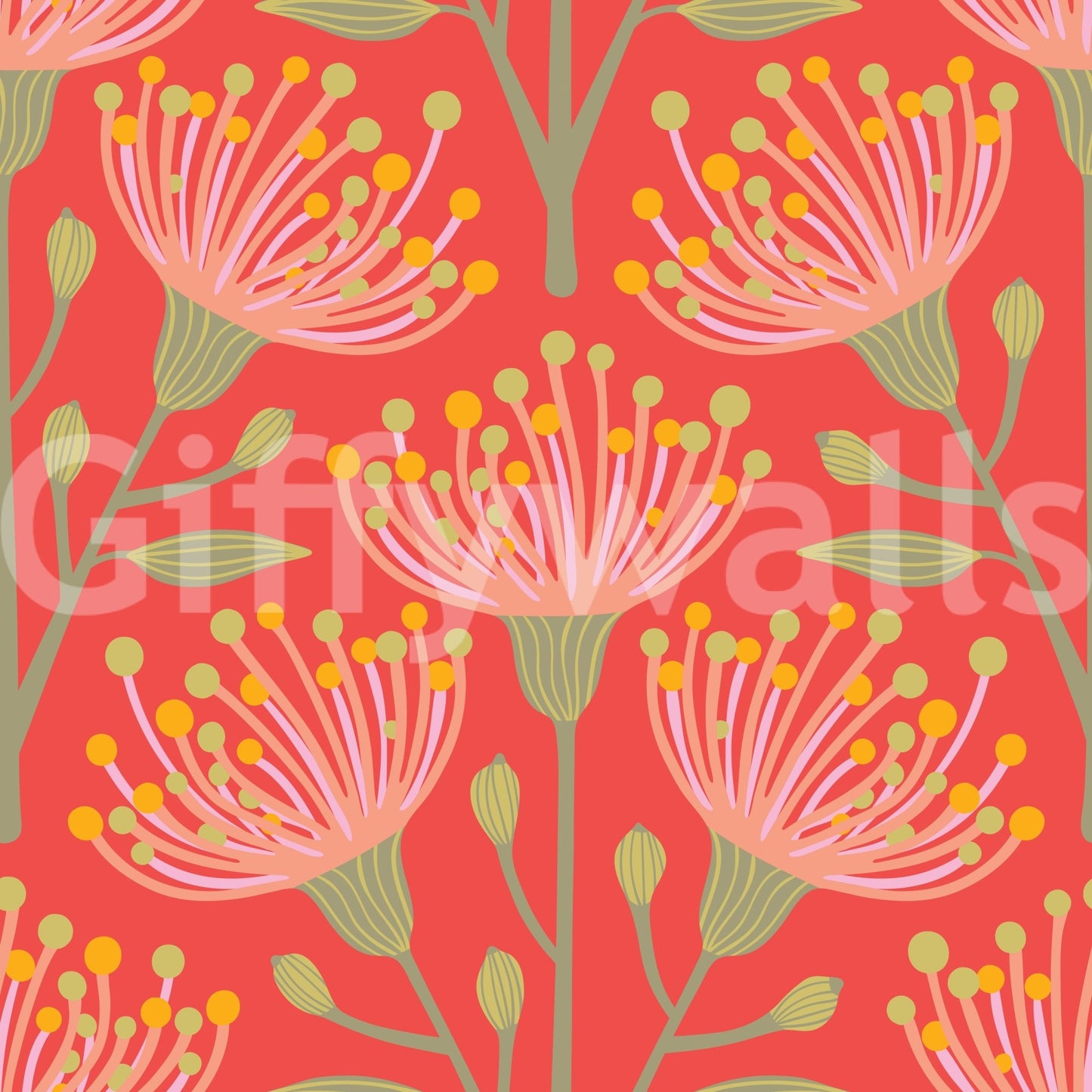 The design is non-realistic and interpretive.