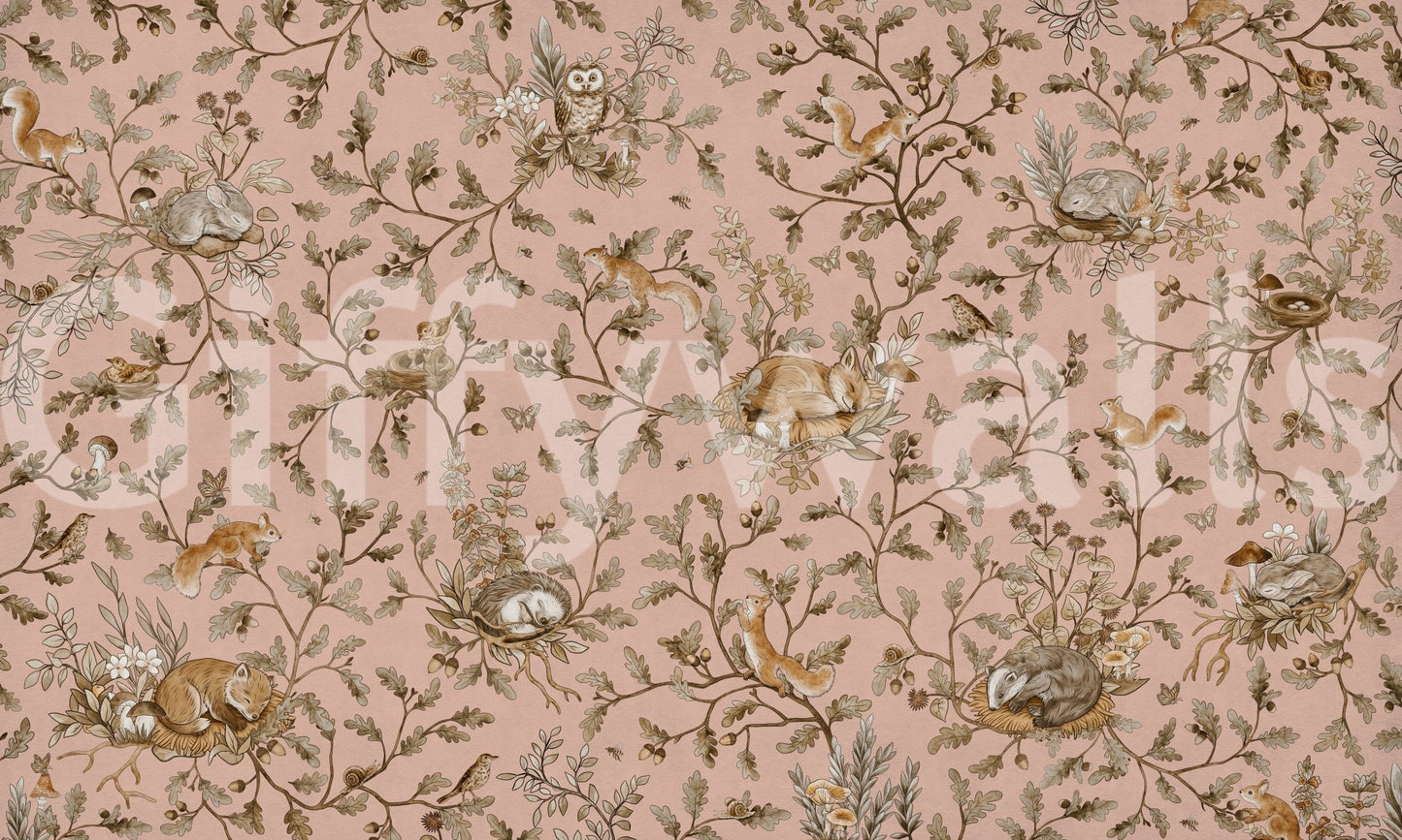 Forest Nap Wall Mural