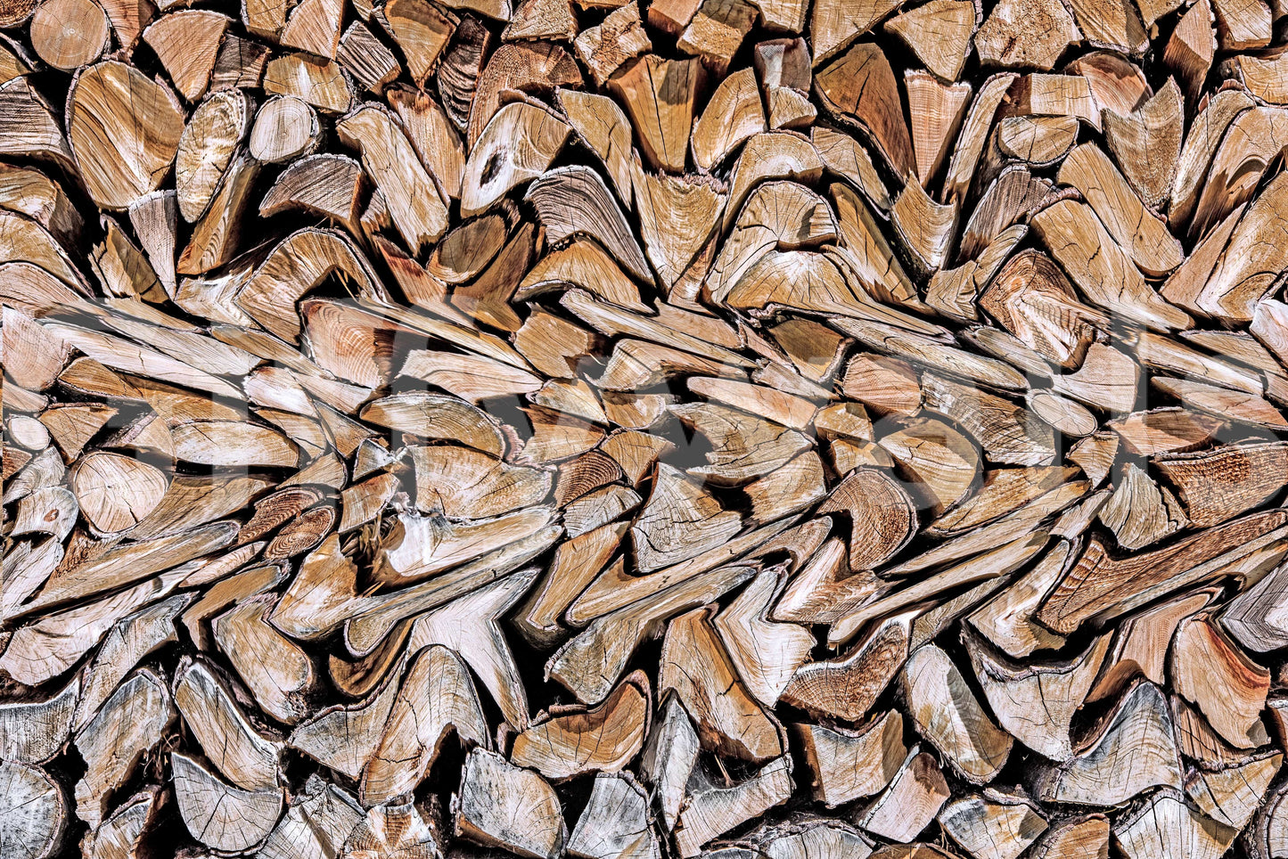 Fractured Timber Wall Mural -1255418