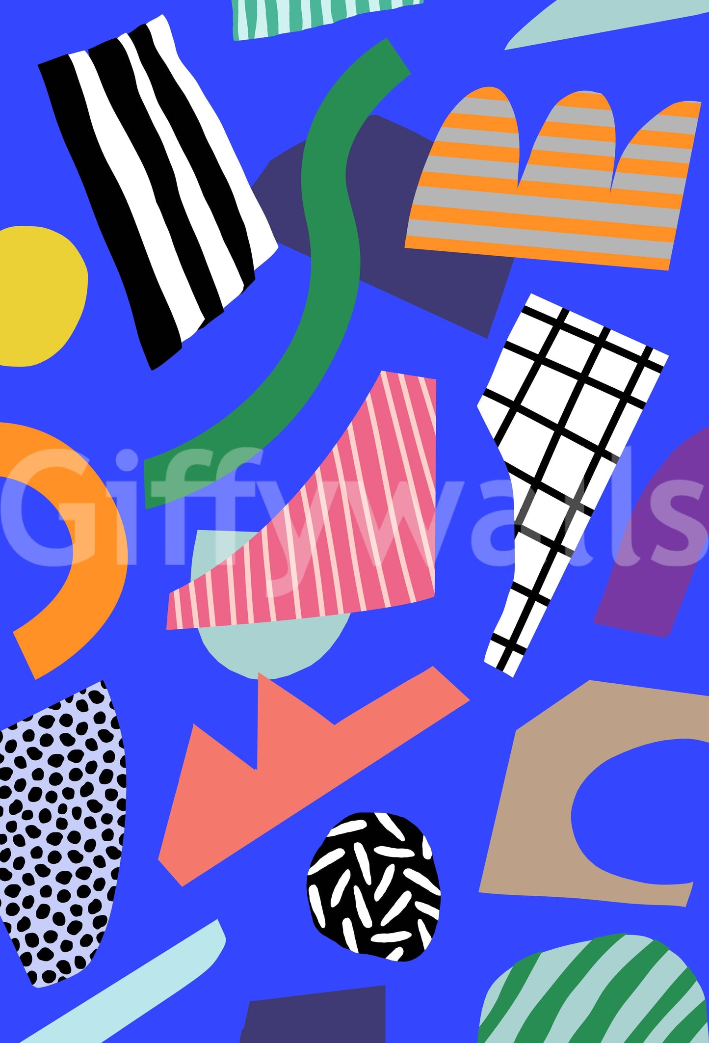 A high-quality minimalist print wall mural for walls.