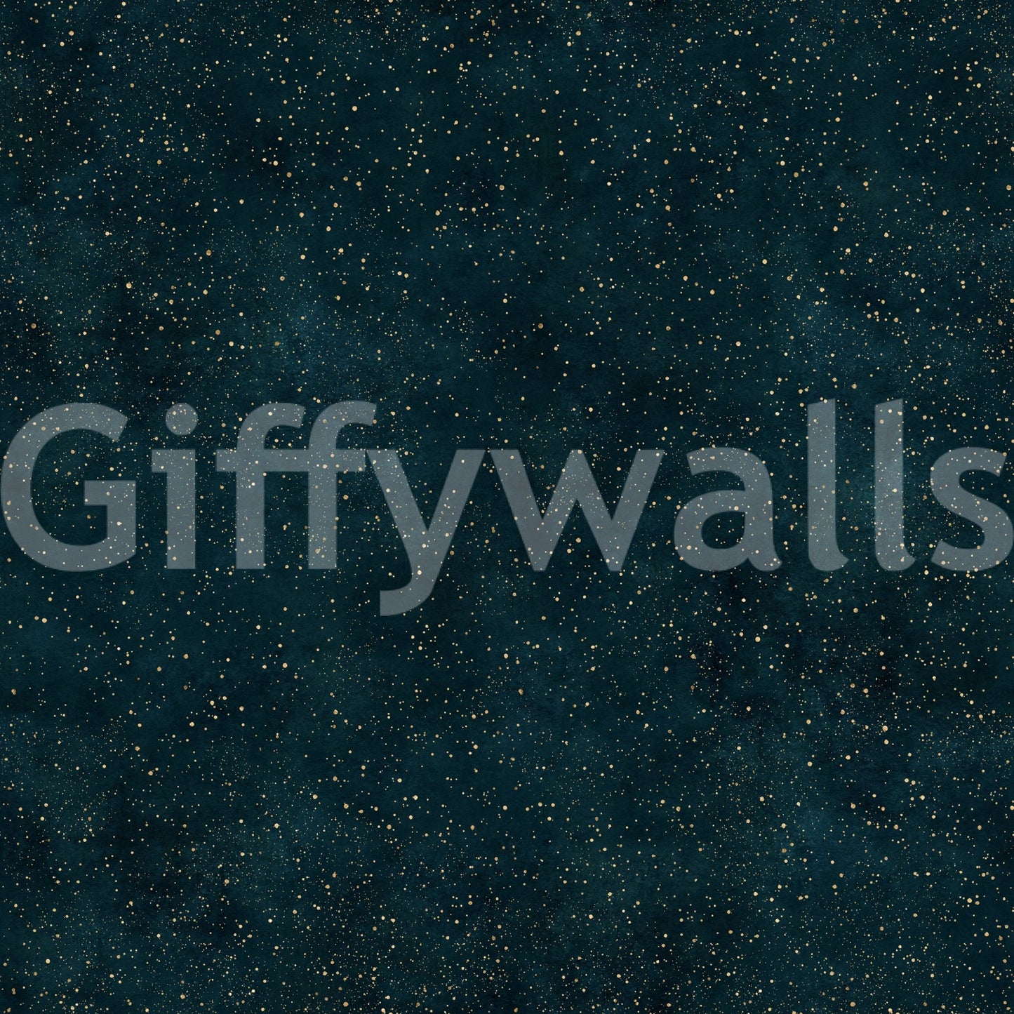 Galactic Star Field - Petrol Wallpaper