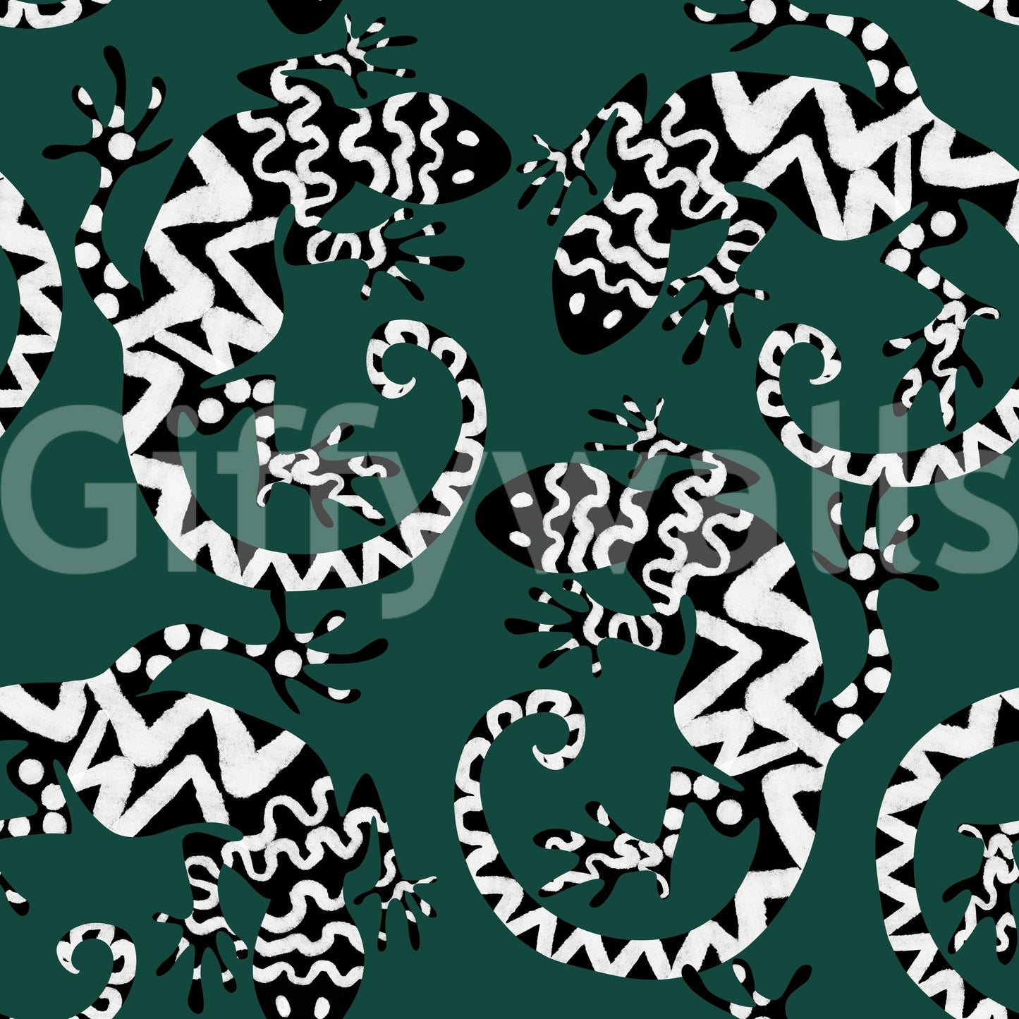 Papier peint Gecko Groove