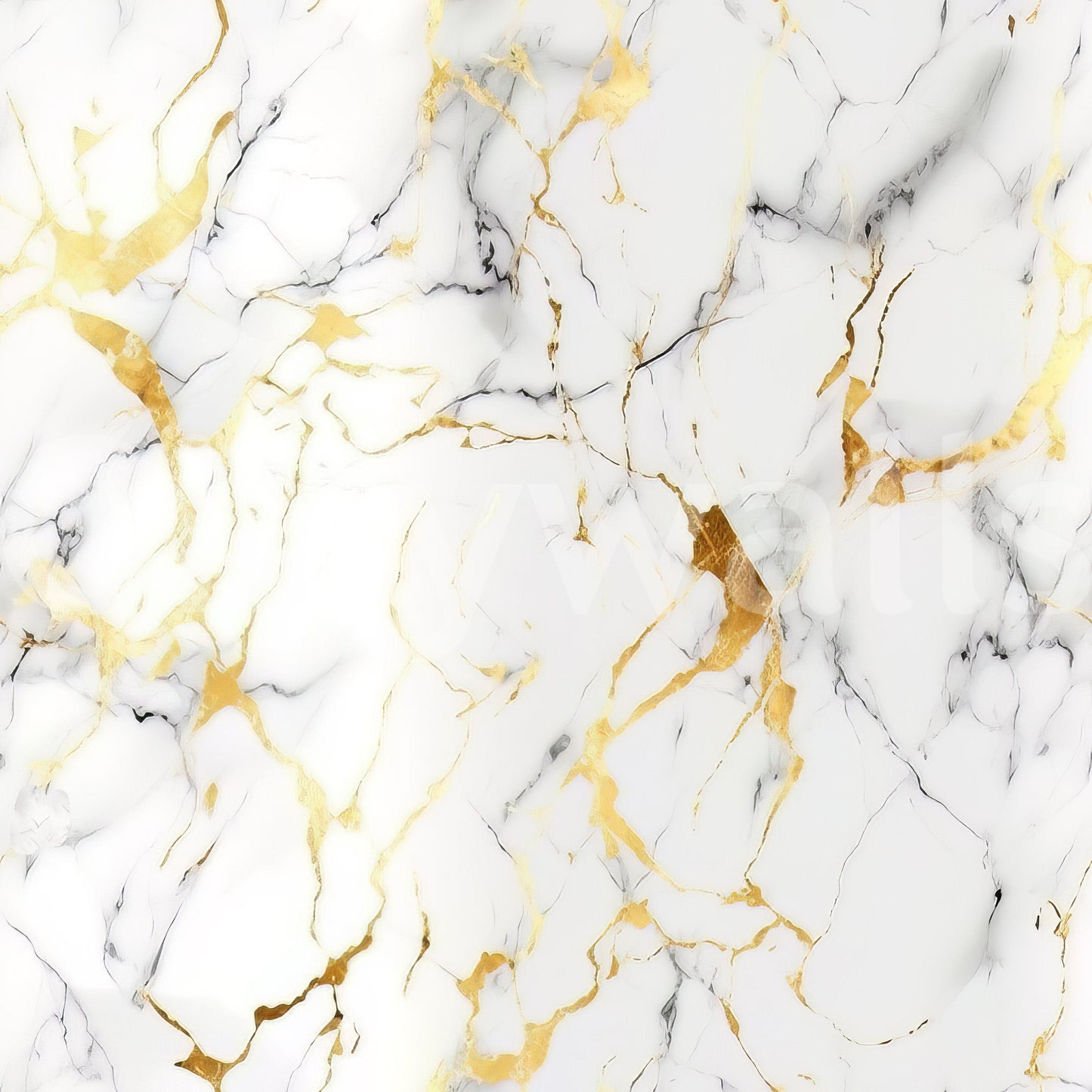 Gilded Marble Swirl Wall Mural -2566702