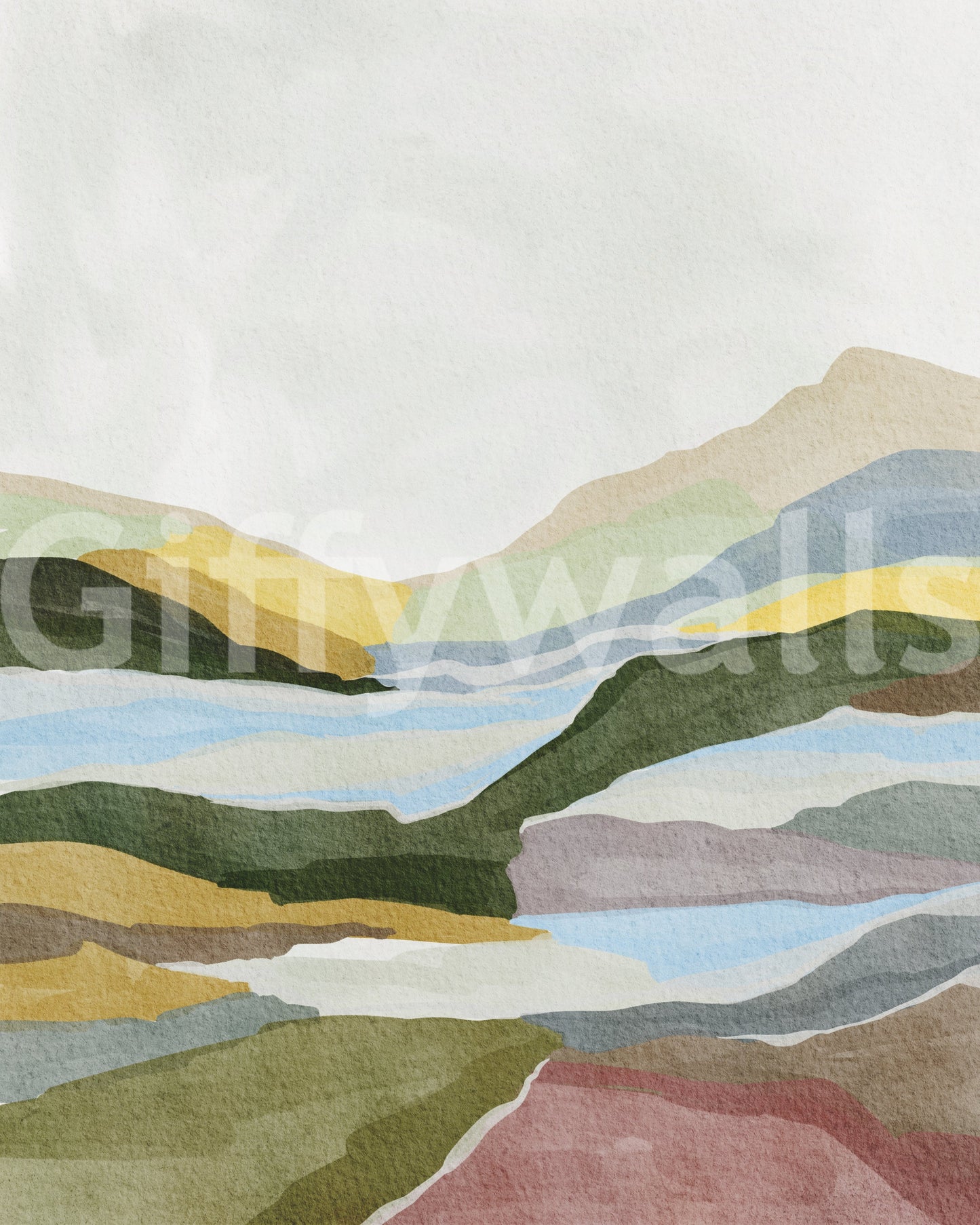 Natural warm wallpaper design