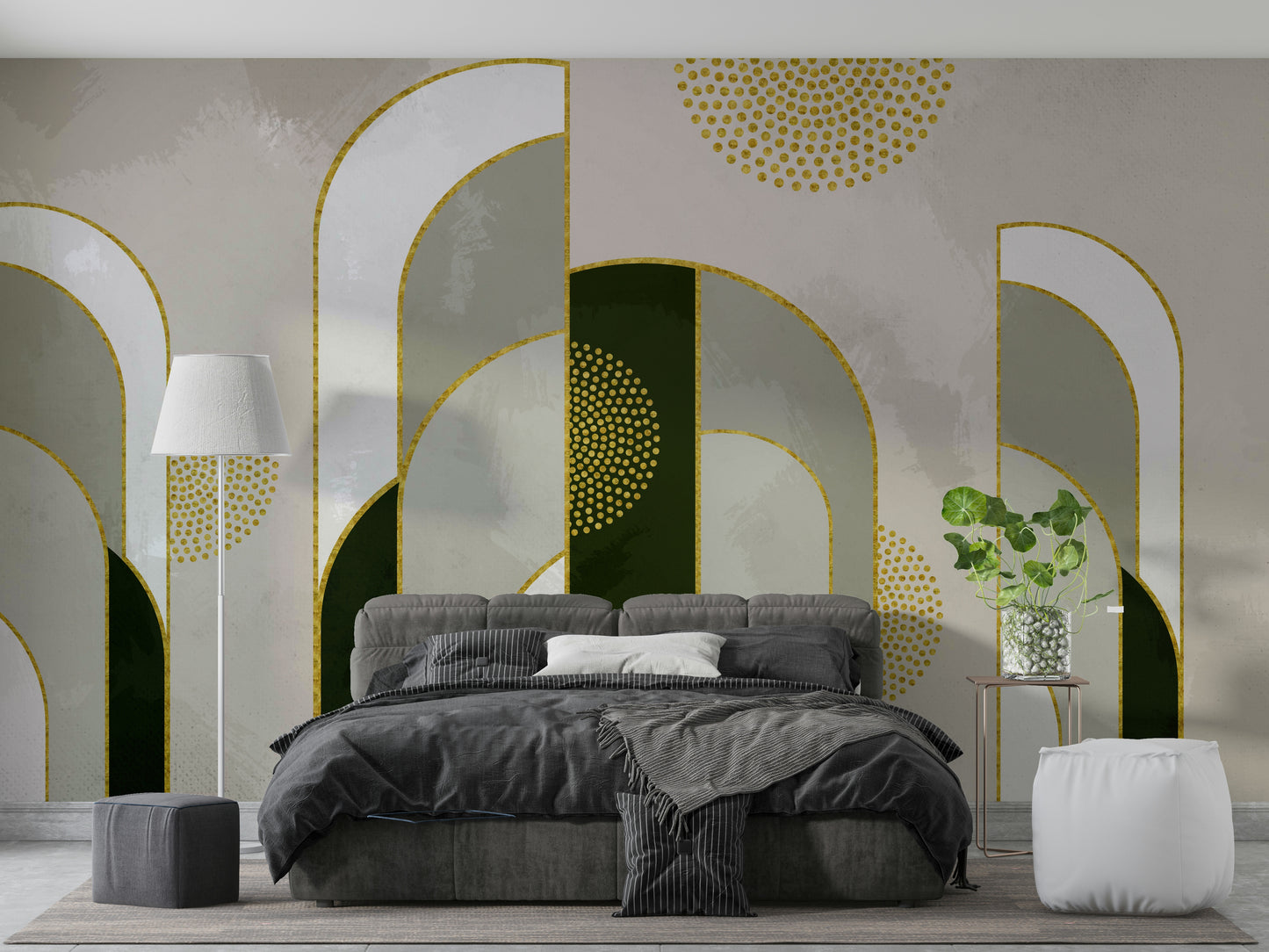Dreamy golden hour wallpaper for bedrooms and lounges