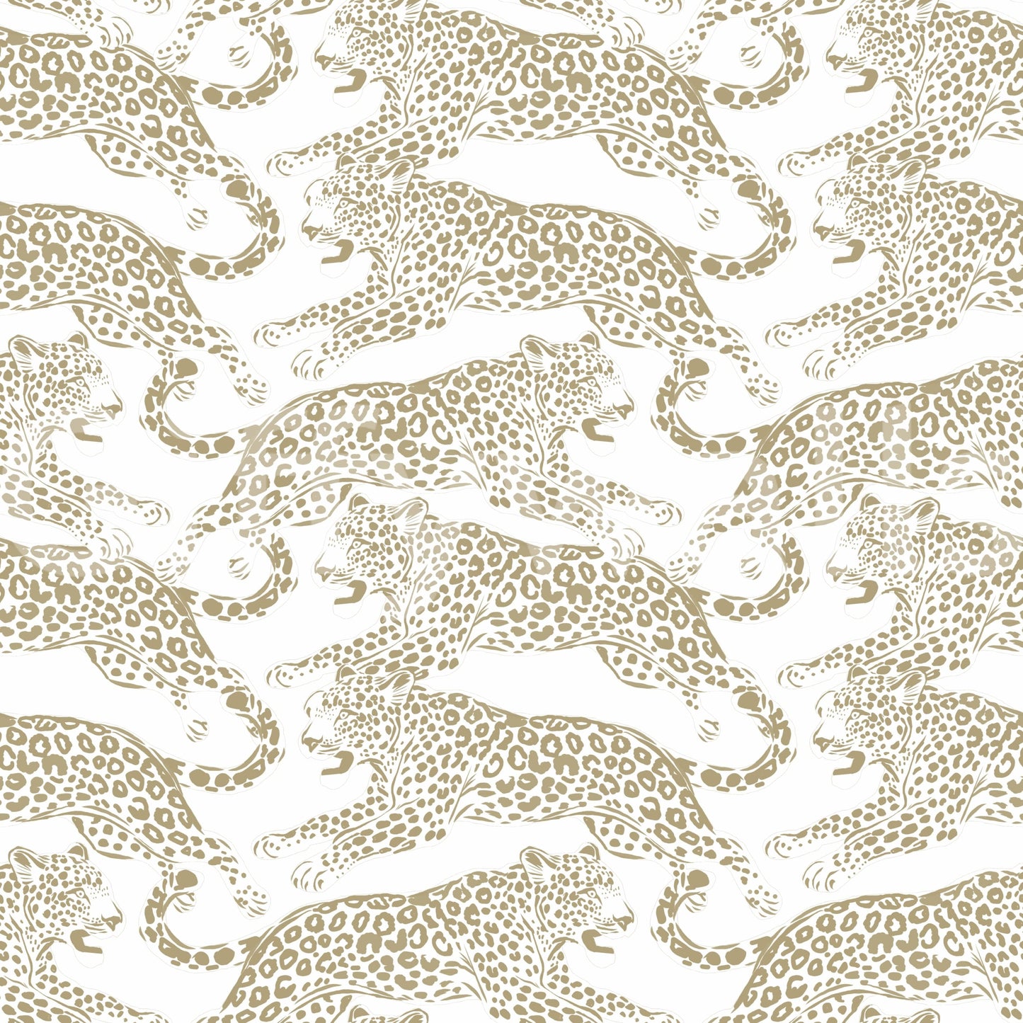 Golden Leopard Dash Wallpaper