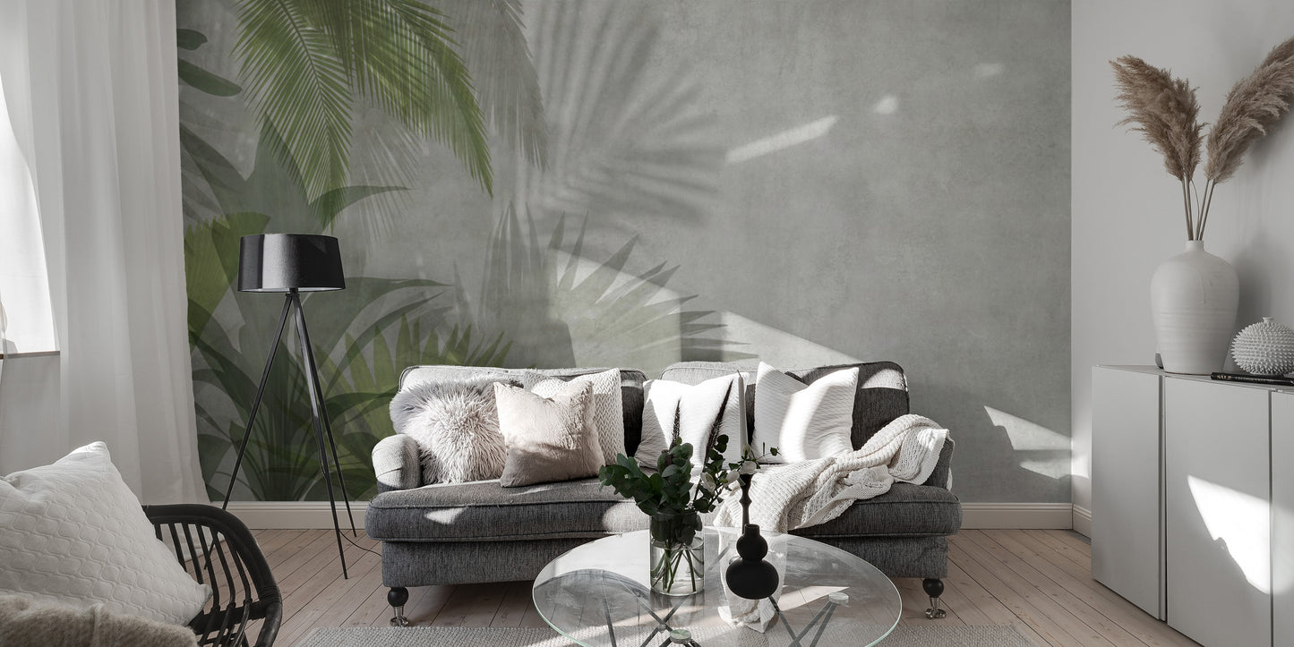 緑の壁の壁の壁の壁画